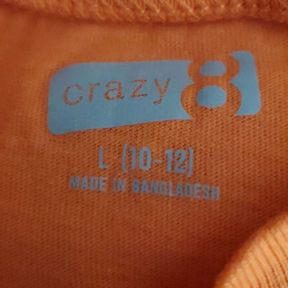 GAP‎ and Crazy 8 Boys Basketball Short Sleeve Shirts 2 pack Size 10